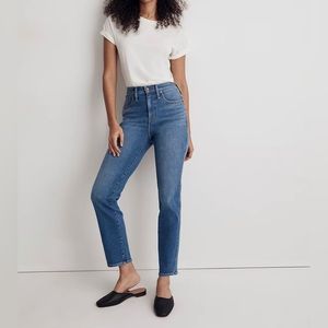 MADEWELL Stove piped Jeans, Raw hem, 27" Tall fit, 28" inseam. NWOT